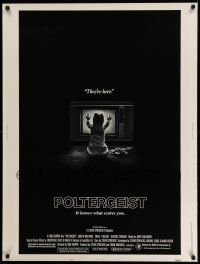 3c408 POLTERGEIST style B 30x40 '82 Tobe Hooper & Steven Spielberg, the first real ghost story!