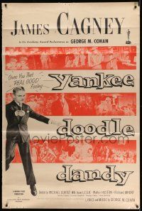 3c249 YANKEE DOODLE DANDY 40x60 R57 James Cagney as George M. Cohan, completely different!