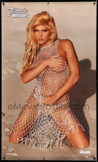 3c079 TORRIE WILSON 36x60 commercial poster '02 incredibly sexy image kneeling on beach!