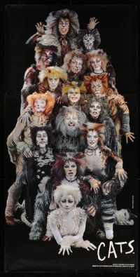 3c065 CATS 41x83 stage poster '90s Andrew Lloyd Webber's classic Broadway musical!
