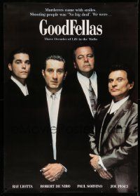 3c086 GOODFELLAS REPRO 38x53 special '90s Robert De Niro, Joe Pesci, Ray Liotta, Martin Scorsese!