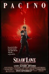 3c333 SEA OF LOVE half subway '89 Ellen Barkin is either the love of Al Pacino's life or the end!