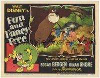 3d106 FUN & FANCY FREE LC #5 '47 Walt Disney, Mickey Mouse, giant cartoon bear threatening cubs!