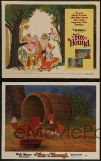 3d128 FOX & THE HOUND 8 LCs '81 two friends who didn't know they were supposed to be enemies!
