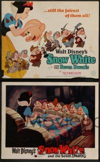 3d147 SNOW WHITE & THE SEVEN DWARFS 9 LCs R67 Walt Disney animated cartoon fantasy classic!