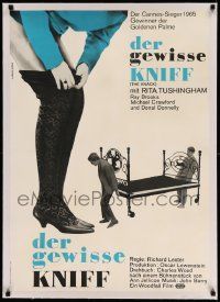 3f081 KNACK & HOW TO GET IT linen German '65 Rita Tushingham in English comedy, Stuttgart art!