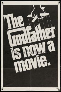 3g154 GODFATHER teaser 1sh '72 Francis Ford Coppola crime classic, it's now a movie, Fujita art!