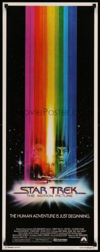 3g404 STAR TREK insert '79 Bob Peak art of William Shatner, Leonard Nimoy & Persis Khambatta!