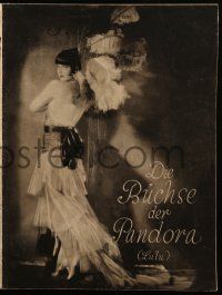 3g083 PANDORA'S BOX German program '29 great images of sexy Louise Brooks in G.W. Pabst classic!