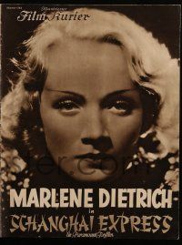 3g084 SHANGHAI EXPRESS German program '32 Josef von Sternberg, Marlene Dietrich, different images!
