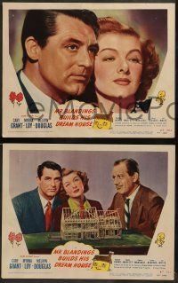 3g127 MR. BLANDINGS BUILDS HIS DREAM HOUSE 7 LCs '48 Cary Grant, Myrna Loy, great images, rare!