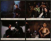 3h377 RETURN OF THE JEDI 8 color 11x14 stills '83 Luke, Leia, Han, Chewbacca, Darth Vader, Lando!
