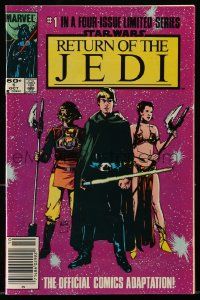 3h388 RETURN OF THE JEDI #1 & vol 1 no 2 comic books '83 half of a 4-issue limited series!