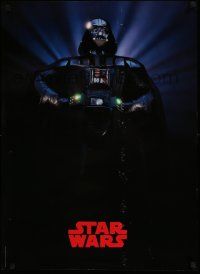 3h224 STAR WARS 23x32 commercial poster '80s cool full-length image of Darth Vader!