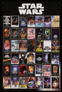 3h085 STAR WARS POSTER COLLECTION 24x36 English commercial poster '07 images of classic posters!