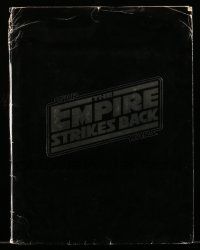 3h024 EMPIRE STRIKES BACK foil presskit w/ 18 stills '80 Harrison Ford, Carrie Fisher, Mark Hamill!