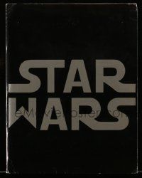3h022 STAR WARS presskit w/ 21 stills '77 pre-release w/1st version of Star Wars logo, ultra rare!