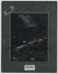 3h424 RETURN OF THE JEDI 11x14 art print '93 cool Chromart limited edition print with C.O.A.!
