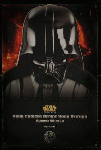 3h290 REVENGE OF THE SITH 2 17x24 advertising posters '05 Star Wars Episode III, Vader, Burger King