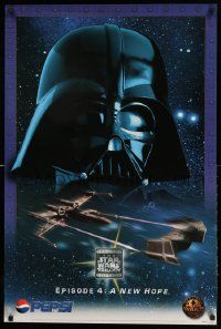 3h259 STAR WARS TRILOGY 3 24x36 specials '96 image of Yoda, Darth Vader & C-3PO!