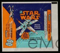 3h413 STAR WARS 8 Topps bubble gum trading card wrappers '77 George Lucas, advertising Kenner toys!