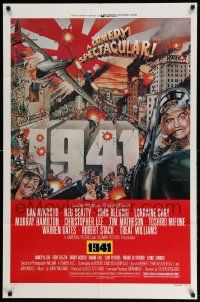 3j003 1941 style D 1sh '79 Spielberg, art of John Belushi, Dan Aykroyd & cast by McMacken!