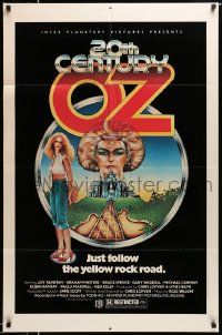3j007 20TH CENTURY OZ 1sh '77 Wizard of Oz, Joy Dunstan as groupie Dorothy!