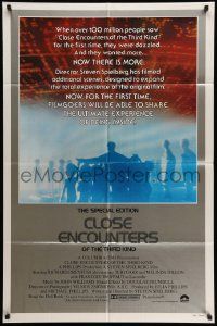3j176 CLOSE ENCOUNTERS OF THE THIRD KIND S.E. int'l 1sh '80 Spielberg's classic with new scenes!