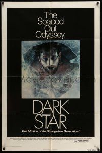 3j206 DARK STAR 1sh '75 John Carpenter & Dan O'Bannon, the spaced out odyssey!