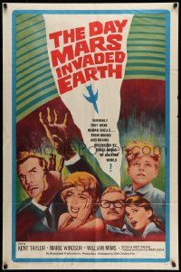 3j212 DAY MARS INVADED EARTH 1sh '63 their brains were destroyed by alien super-minds!