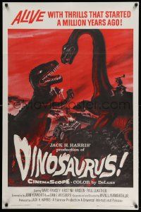 3j235 DINOSAURUS 1sh '60 crazy image of tyrannosaurus caught by excavating machine!