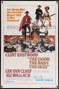 3j370 GOOD, THE BAD & THE UGLY int'l 1sh R80 Clint Eastwood, Lee Van Cleef, Leone classic!