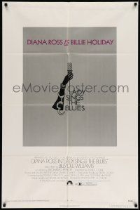 3j488 LADY SINGS THE BLUES 1sh '72 Diana Ross as Billie Holiday, Frank Frezzo & John LeProvost art