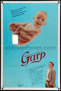3j985 WORLD ACCORDING TO GARP int'l 1sh '82 Robin Williams has a funny way of looking at life!