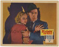 3k556 36 HOURS TO KILL LC '36 best close up of scared Gloria Stuart held by Brian Donlevy!