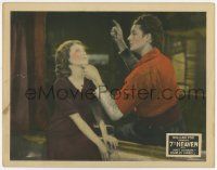 3k558 7TH HEAVEN LC '27 great close up of Charles Farrell & Best Actress winner Janet Gaynor!