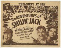 3k086 ADVENTURES OF SMILIN' JACK chapter 8 TC '42 Tom Brown, Sidney Toler, Treachery at Sea!