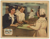 3k568 ALWAYS GOODBYE LC '38 Barbara Stanwyck standing by intern Charles Tannen in hospital!