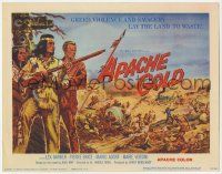 3k099 APACHE GOLD TC '65 Winnetou - 1. Teil, German western starring Lex Barker, great art!