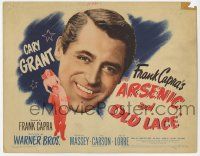 3k101 ARSENIC & OLD LACE TC '44 Cary Grant & Priscilla Lane in Frank Capra black comedy classic!
