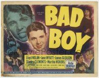 3k110 BAD BOY TC '49 Lloyd Nolan, pretty Jane Wyatt, Audie Murphy's first starring role!