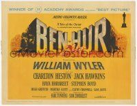 3k124 BEN-HUR TC '60 William Wyler classic religious epic, winner of 11 Academy Awards!