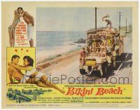 3k598 BIKINI BEACH LC #1 '64 wacky Frankie Avalon & Annette Funicello driving house-like truck!