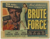 3k148 BRUTE FORCE TC '47 art of tough Burt Lancaster & sexy full-length Yvonne DeCarlo!
