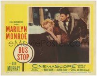 3k610 BUS STOP LC #3 '56 Don Murray leans over at sexy Marilyn Monroe leaning on juke box!