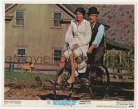3k065 BUTCH CASSIDY & THE SUNDANCE KID LC #3 '69 Paul Newman & Katharine Ross on bicycle!