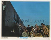 3k064 BUTCH CASSIDY & THE SUNDANCE KID LC #4 '69 Hole in the Wall gang about to rob the train!