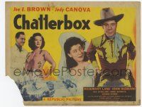 3k166 CHATTERBOX TC '43 cowboy Joe E. Brown, Judy Canova, Rosemary Lane, John Hubbard!