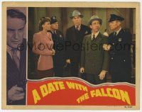 3k635 DATE WITH THE FALCON LC '41 Wendy Barrie watches Allen Jenkins in trouble with cops!