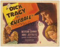 3k199 DICK TRACY VS. CUEBALL TC '46 art of detective Morgan Conway vs crazed villain Dick Wessel!